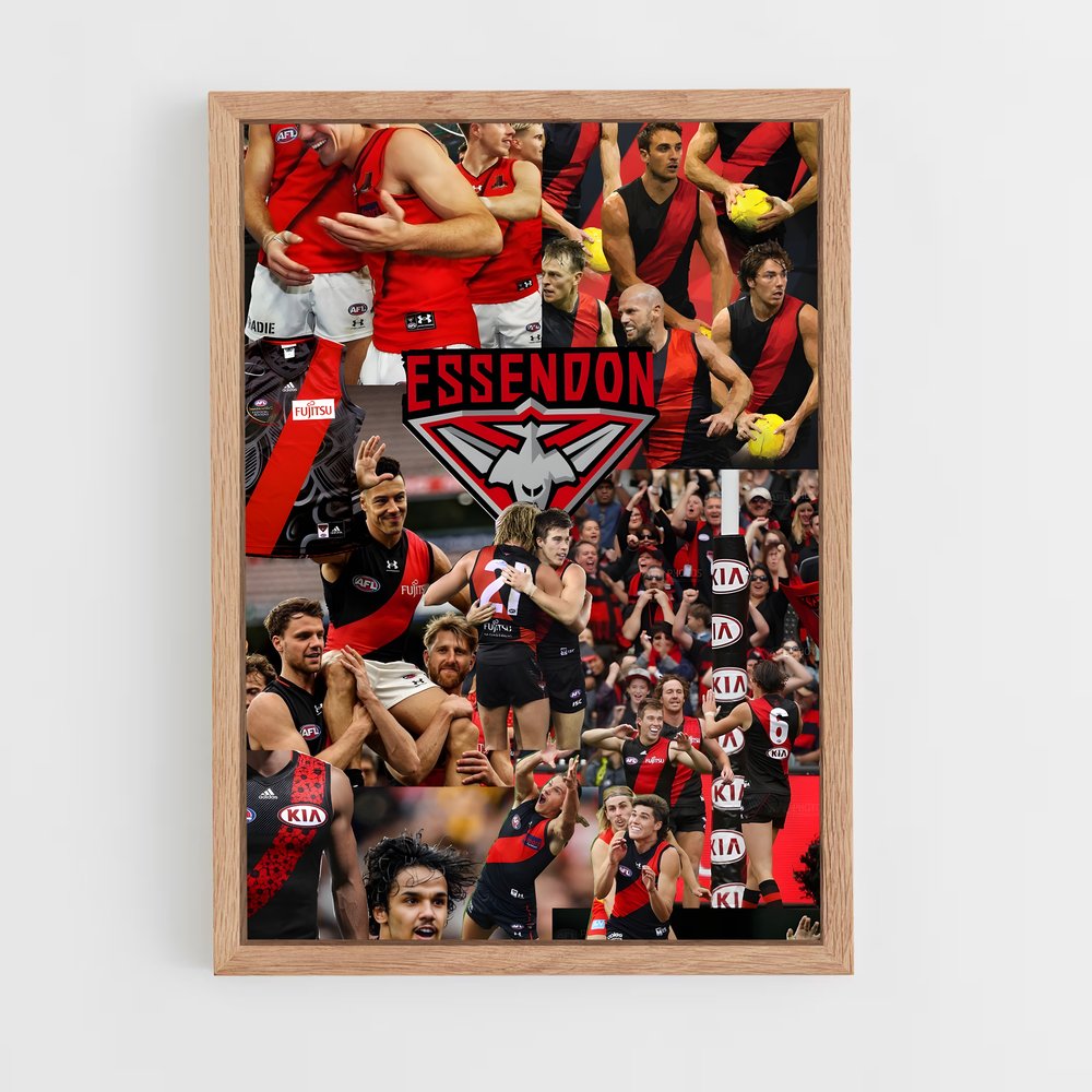 Poster Essendon Spirit – affiche Football australien (vue 4)